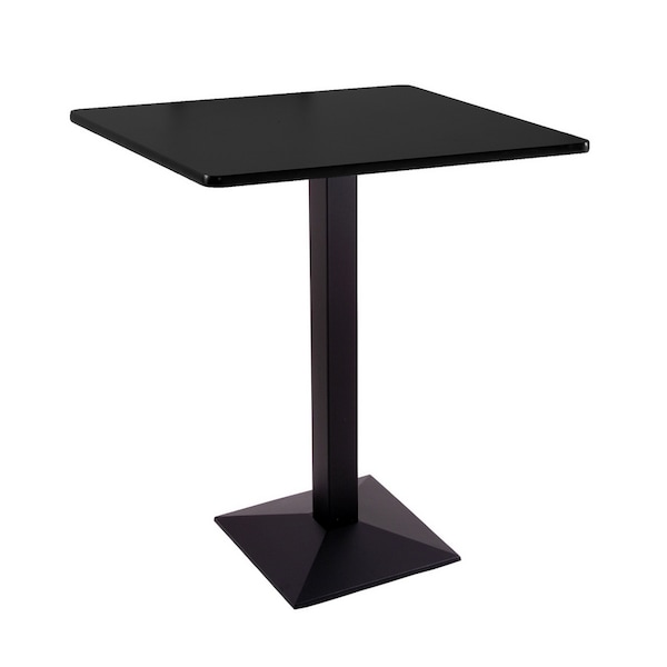 Holland Bar Stool Co 42" 217 Black Table, 36" x 36" Square Top - 21742BW36SQ