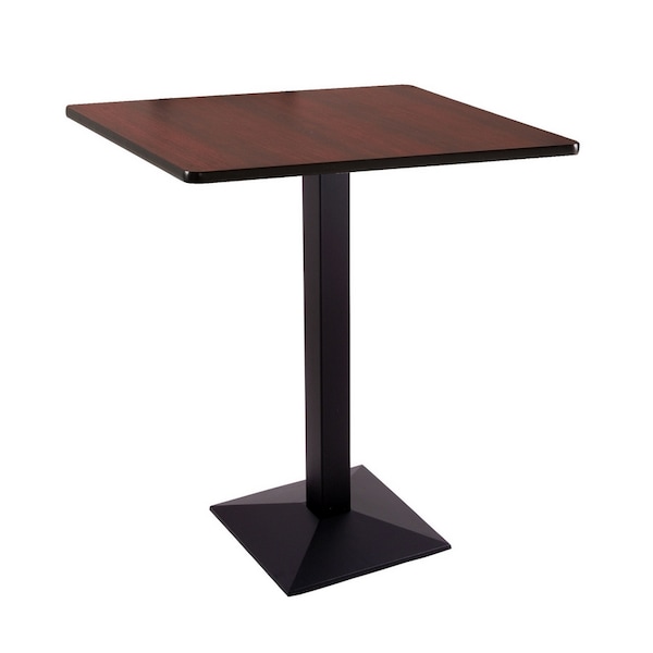 Holland Bar Stool Co 42" 217 Black Table, 36" x 36" Square Top - 21742BW36SQ