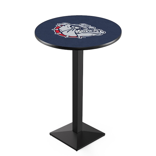 Holland Bar Stool Co 36" Blk Wrinkle Gonzaga Pub Table, 36" dia. Top - L217B3636GONZGA