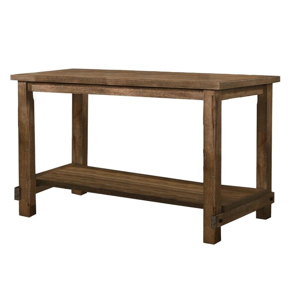 Best Master Furniture Janet Driftwood Transitional Counter Height Table - JANET COUNTERHEIGHT TABLE