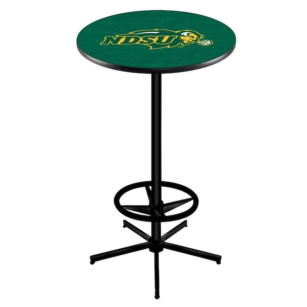 Holland Bar Stool Co 42" Black North Dakota State Pub Table - L216B4236NDAKST-G