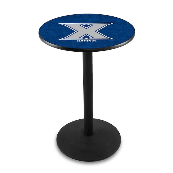 Holland Bar Stool Co 42" Blk Wrinkle Xavier Pub Table - L214B4228XAVIER