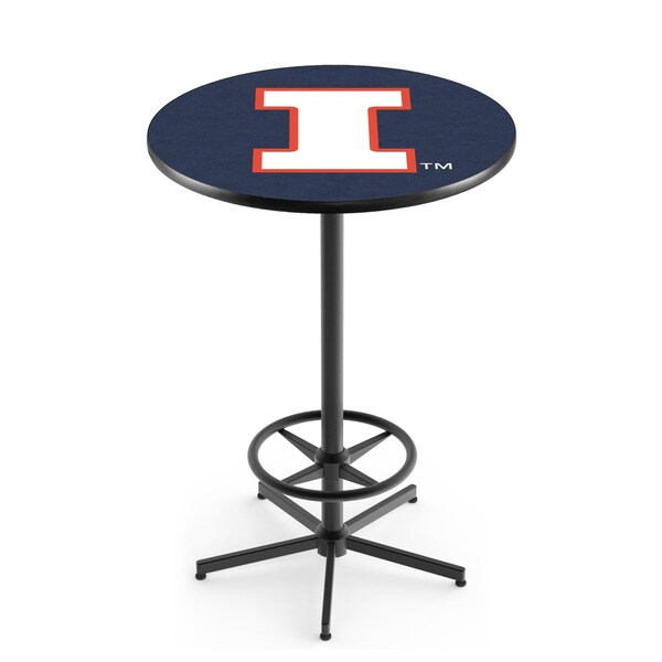 Holland Bar Stool Co 42" Black Illinois Pub Table - L216B4236ILLINIU
