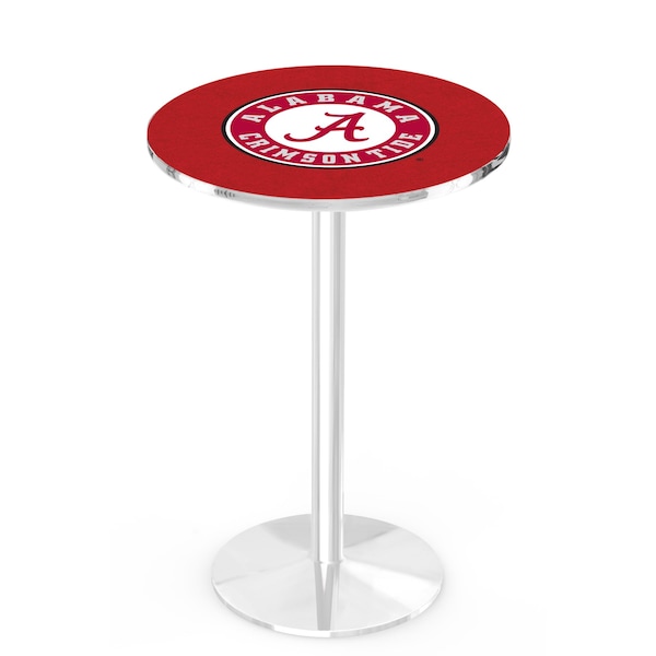 Holland Bar Stool Co 36" Chrome Alabama Pub Table - L214C3628AL-A
