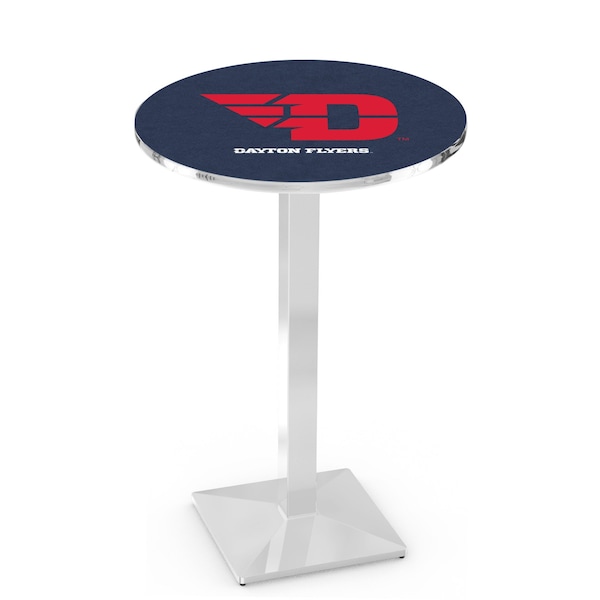 Holland Bar Stool Co 42" Chrome University of Dayton Pub Table - L217C4228DYTNUN