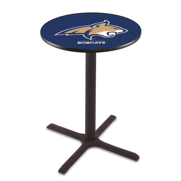 Holland Bar Stool Co 36" Blk Wrinkle Montana State Pub Table - L211B3628MONTST