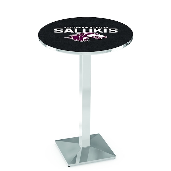 Holland Bar Stool Co 36" Chrome Southern Illinois Pub Table - L217C3628SOUILL