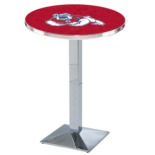 Holland Bar Stool Co 42" Chrome Fresno State Pub Table - L217C4228FRESST