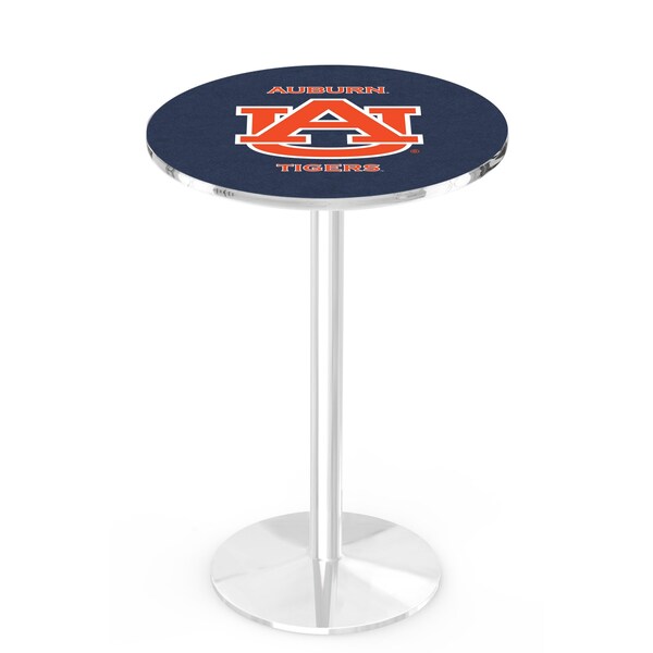 Holland Bar Stool Co 36" Chrome Auburn Pub Table - L214C3628AUBURN
