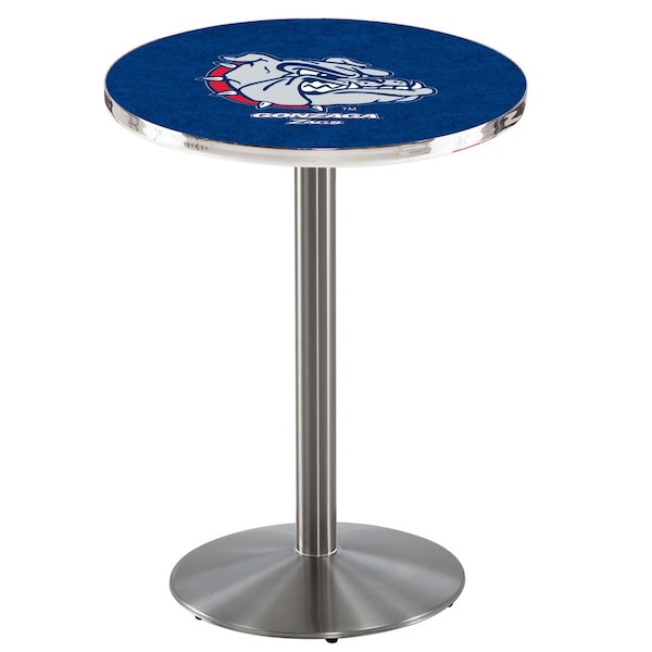Holland Bar Stool Co 36" Stainless Steel Gonzaga Pub Table - L214S3628GONZGA