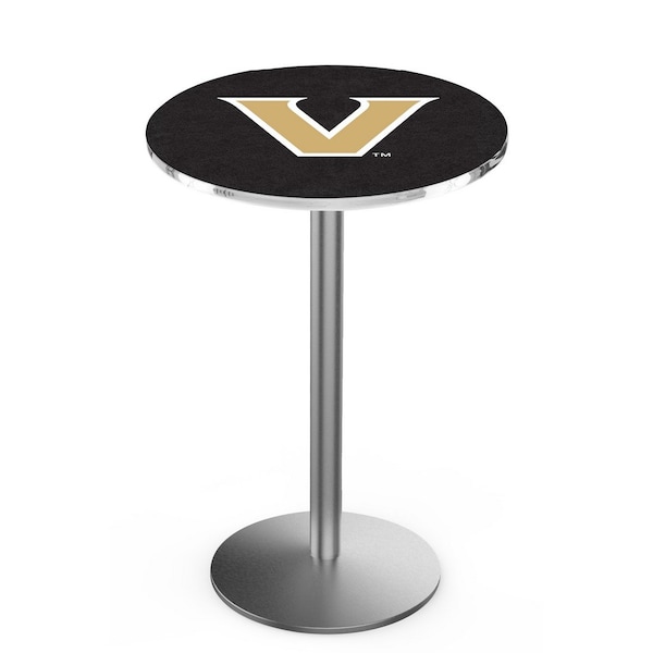 Holland Bar Stool Co 42" Stainless Steel Vanderbilt Pub Table - L214S4228VANDER
