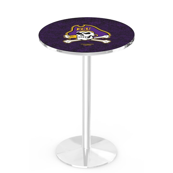 Holland Bar Stool Co 42" Chrome East Carolina Pub Table - L214C4228ECAROL