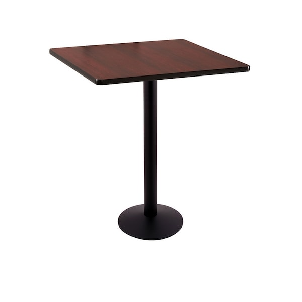 Holland Bar Stool Co 36" 214 Black Table, 30" x 30" Square Top - 214-1636BW30SQ