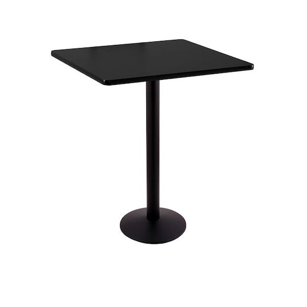 Holland Bar Stool Co 36" 214 Black Table, 30" x 30" Square Top - 214-1636BW30SQ