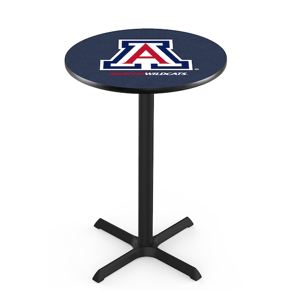 Holland Bar Stool Co 36" Blk Wrinkle Arizona Pub Table - L211B3628ARIZUN