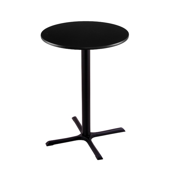 Holland Bar Stool Co 42" 211 Black Table, 30" dia. Top - 211-3042BW30R