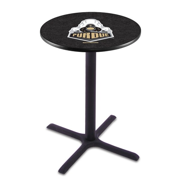 Holland Bar Stool Co 36" Blk Wrinkle Purdue Pub Table - L211B3628PURDUE