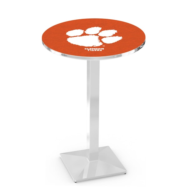 Holland Bar Stool Co 42" Chrome Clemson Pub Table - L217C4228CLMSON