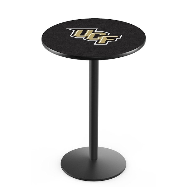 Holland Bar Stool Co 36" Blk Wrinkle Central Florida Pub Table, 36" dia. Top - L214B3636CENFLA