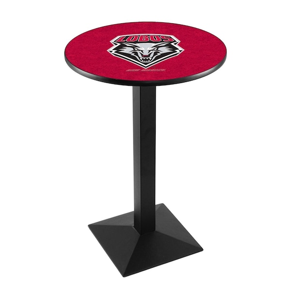 Holland Bar Stool Co 36" Blk Wrinkle New Mexico Pub Table - L217B3628NEWMEX