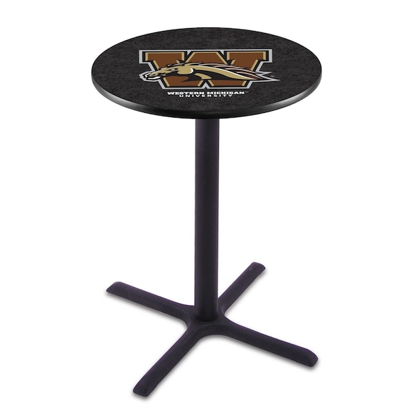 Holland Bar Stool Co 42" Blk Wrinkle Western Michigan Pub Table - L211B4228WESTMI