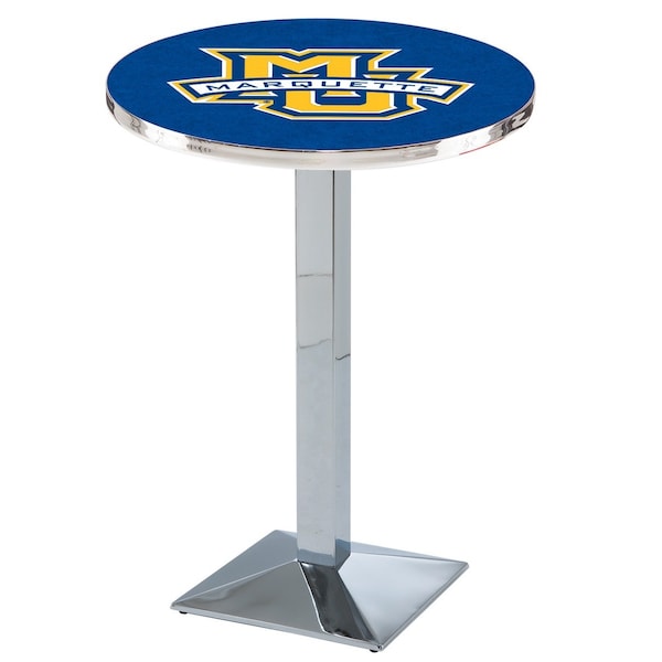 Holland Bar Stool Co 42" Chrome Marquette Pub Table - L217C4228MRQTTE