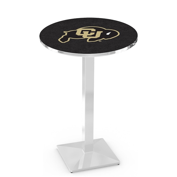 Holland Bar Stool Co 42" Chrome Colorado Pub Table - L217C4228COLOUN