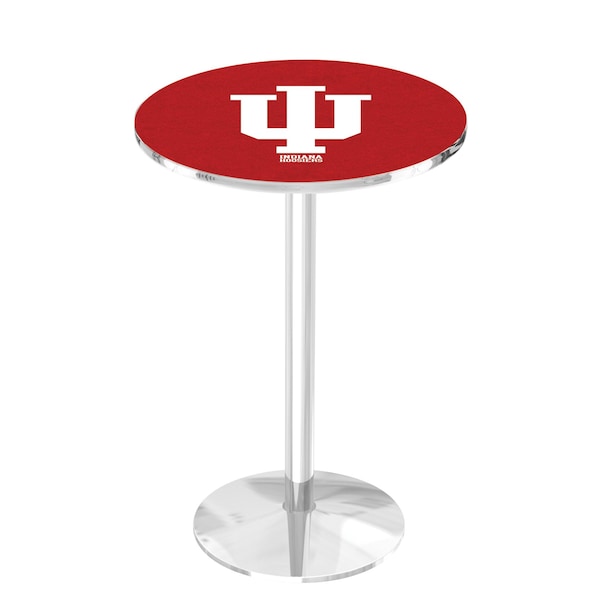 Holland Bar Stool Co 36" Chrome Indiana Pub Table - L214C3628INDNAU