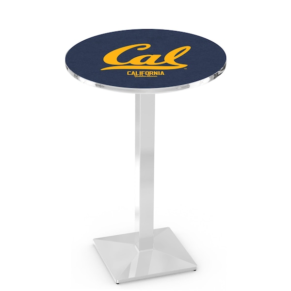 Holland Bar Stool Co 42" Chrome Cal Pub Table - L217C4228CAL-UN