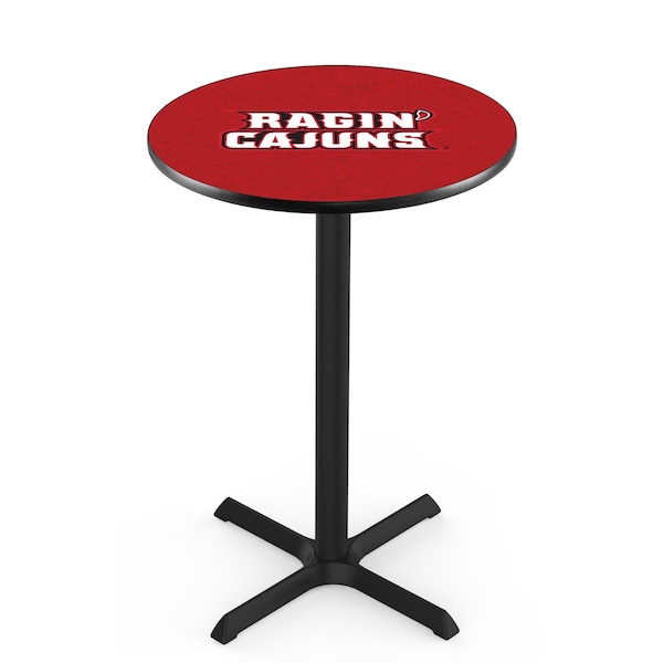 Holland Bar Stool Co 36" Blk Wrinkle Louisiana-Lafayette Pub Table - L211B3628LA-LAF