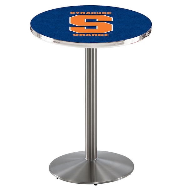 Holland Bar Stool Co 42" Stainless Steel Syracuse Pub Table - L214S4228SYRCSE