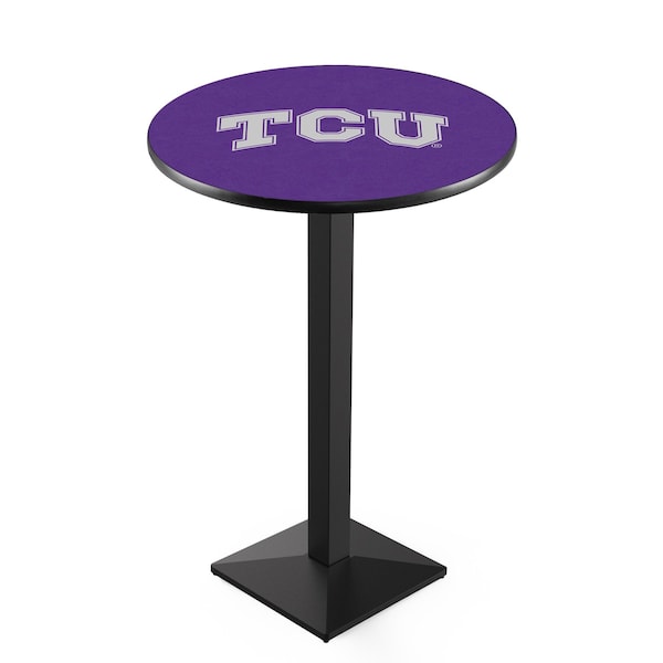 Holland Bar Stool Co 36" Blk Wrinkle TCU Pub Table, 36" dia. Top - L217B3636TEXCHR