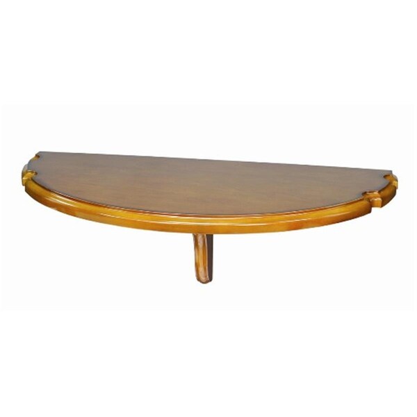 Trato 13 in. H x 36 in. W x 18 in. D Wood Wall Pub Table - Chestnut - TR2483764