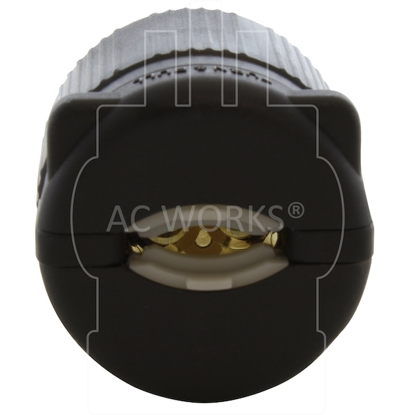 Ac Works NEMA L6-15P 15A 250V 3-Prong Locking Male Plug with UL, C-UL Approval - ASL615P