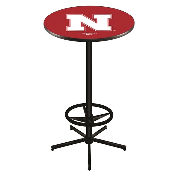 Holland Bar Stool Co 42" Black Nebraska Pub Table - L216B4228NEBRUN