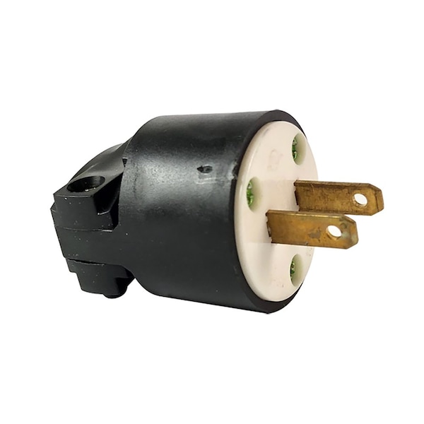 Superior Electric 2-Prong 15A-125V NEMA 1-15P Straight Electrical Male Plug - YGA015