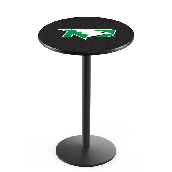 Holland Bar Stool Co 36" Blk Wrinkle North Dakota Pub Table, 36" dia. Top - L214B3636NORDAK