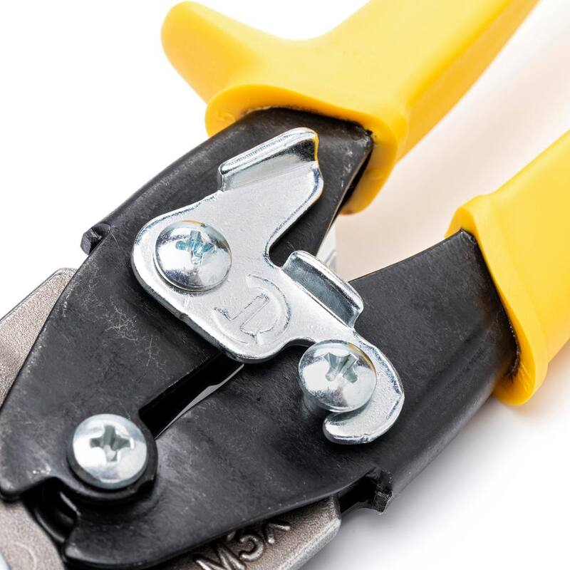 Crescent Wiss 9-3/4 in. Compound Action Straight, Left, and Right Cut Aviation Snips - M3R