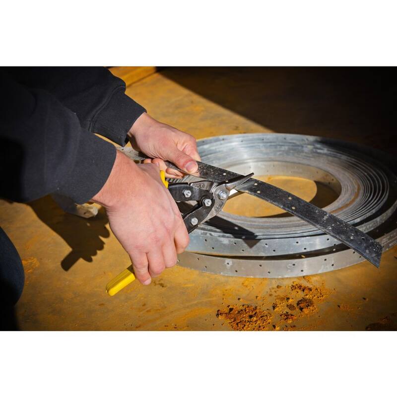 Crescent Wiss 9-3/4 in. Compound Action Straight, Left, and Right Cut Aviation Snips - M3R