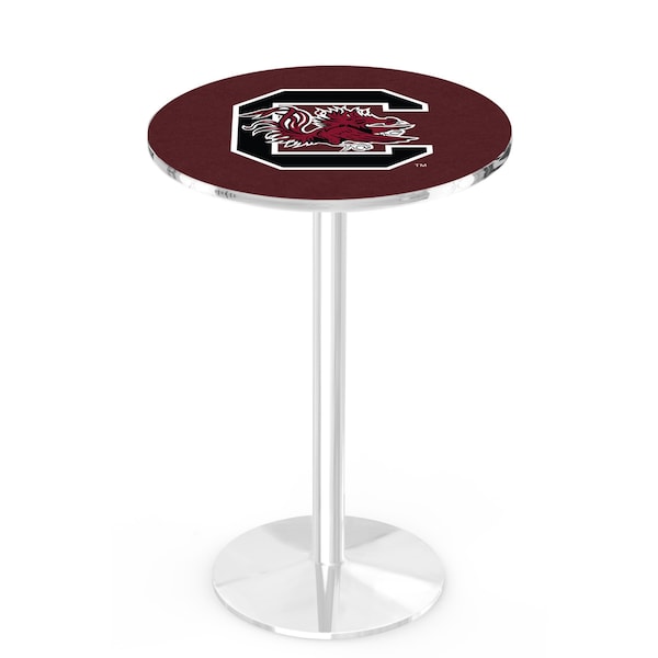 Holland Bar Stool Co 36" Chrome South Carolina Pub Table - L214C3628SOUCAR