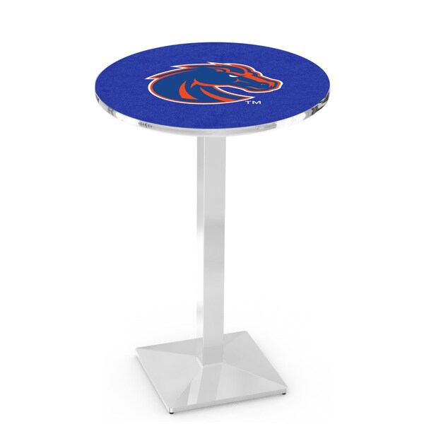 Holland Bar Stool Co 42" Chrome Boise State Pub Table - L217C4228BOISES
