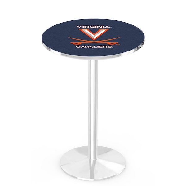 Holland Bar Stool Co 42" Chrome Virginia Pub Table - L214C4228VRGNIA