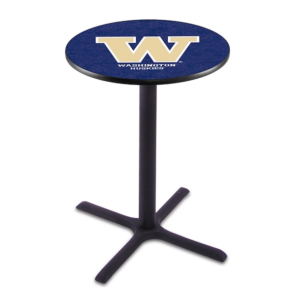 Holland Bar Stool Co 36" Blk Wrinkle Washington Pub Table - L211B3628WASHUN