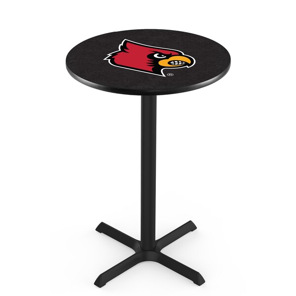 Holland Bar Stool Co 42" Blk Wrinkle Louisville Pub Table - L211B4228LVILLE