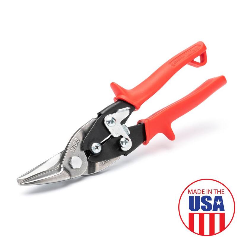 Crescent Wiss 9-3/4 in. Compound Action Straight and Left Cut Aviation Snips - M1R