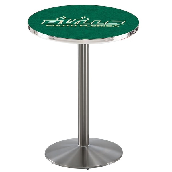 Holland Bar Stool Co 36" Stainless Steel South Florida Pub Table - L214S3628SOUFLA