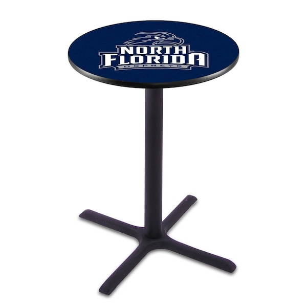 Holland Bar Stool Co 36" Blk Wrinkle North Florida Pub Table, 36" dia. Top - L211B3636NORFLA
