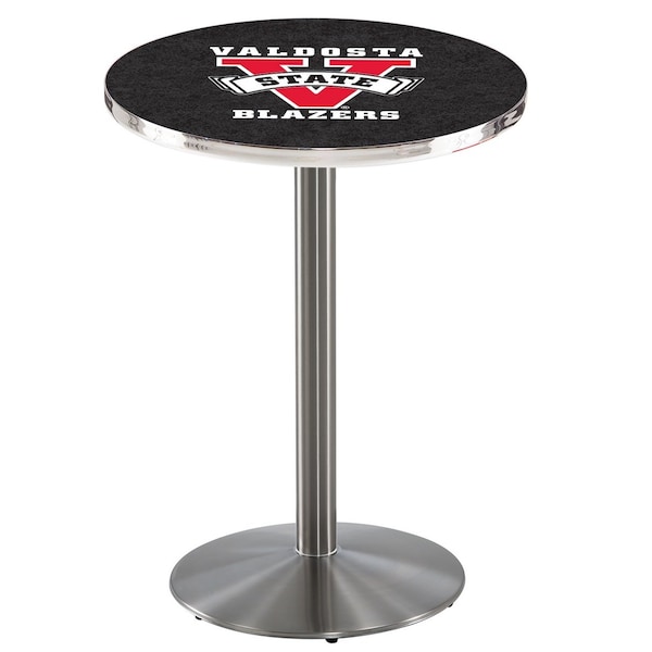 Holland Bar Stool Co 42" Stainless Steel Valdosta State Pub Table - L214S4228VALDST