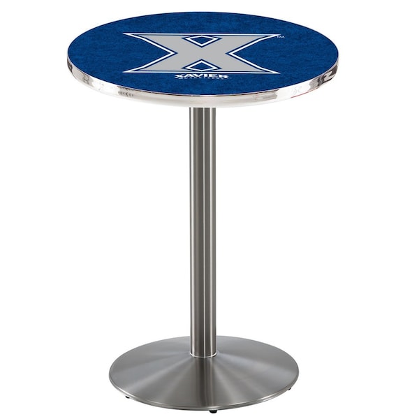 Holland Bar Stool Co 42" Stainless Steel Xavier Pub Table - L214S4228XAVIER