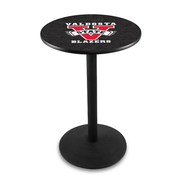 Holland Bar Stool Co 36" Blk Wrinkle Valdosta State Pub Table - L214B3628VALDST